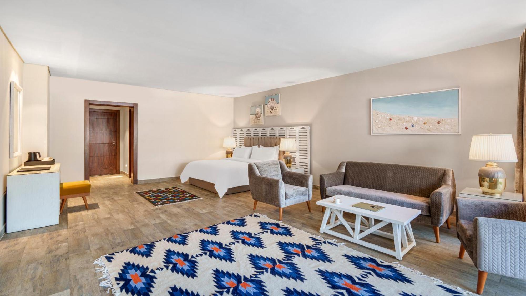 Rixos Premium Alamein Ελ Αλαμέιν Εξωτερικό φωτογραφία A bedroom at the hotel